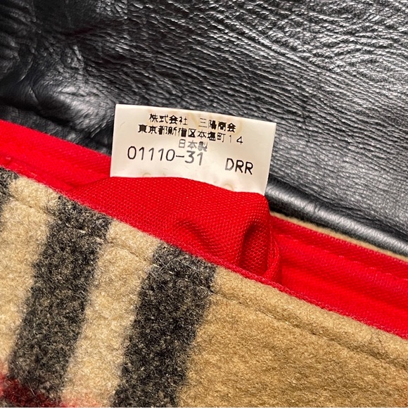 BURBERRYS Nova Check Blue Label Shoulder Bag Wool Beige handbag - Picture 8 of 11